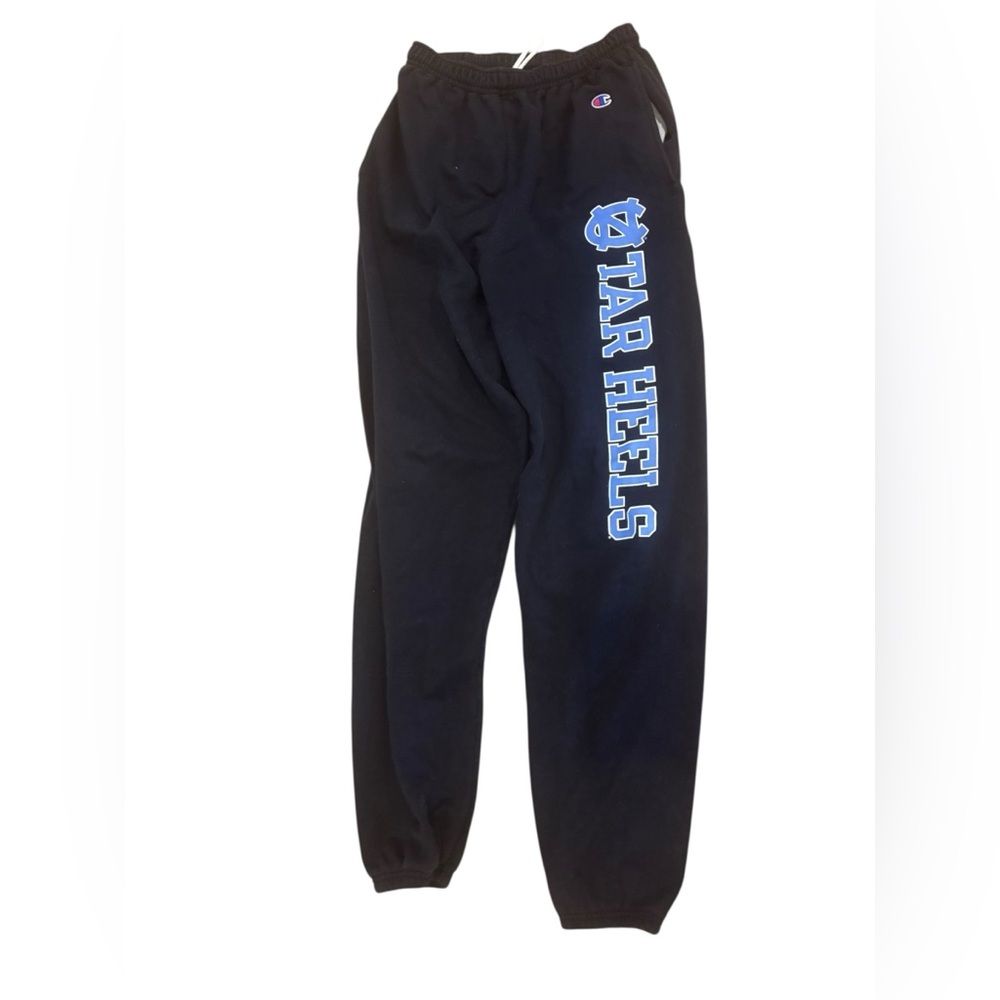 Champion Kids Black Joggers with Blue Graphic